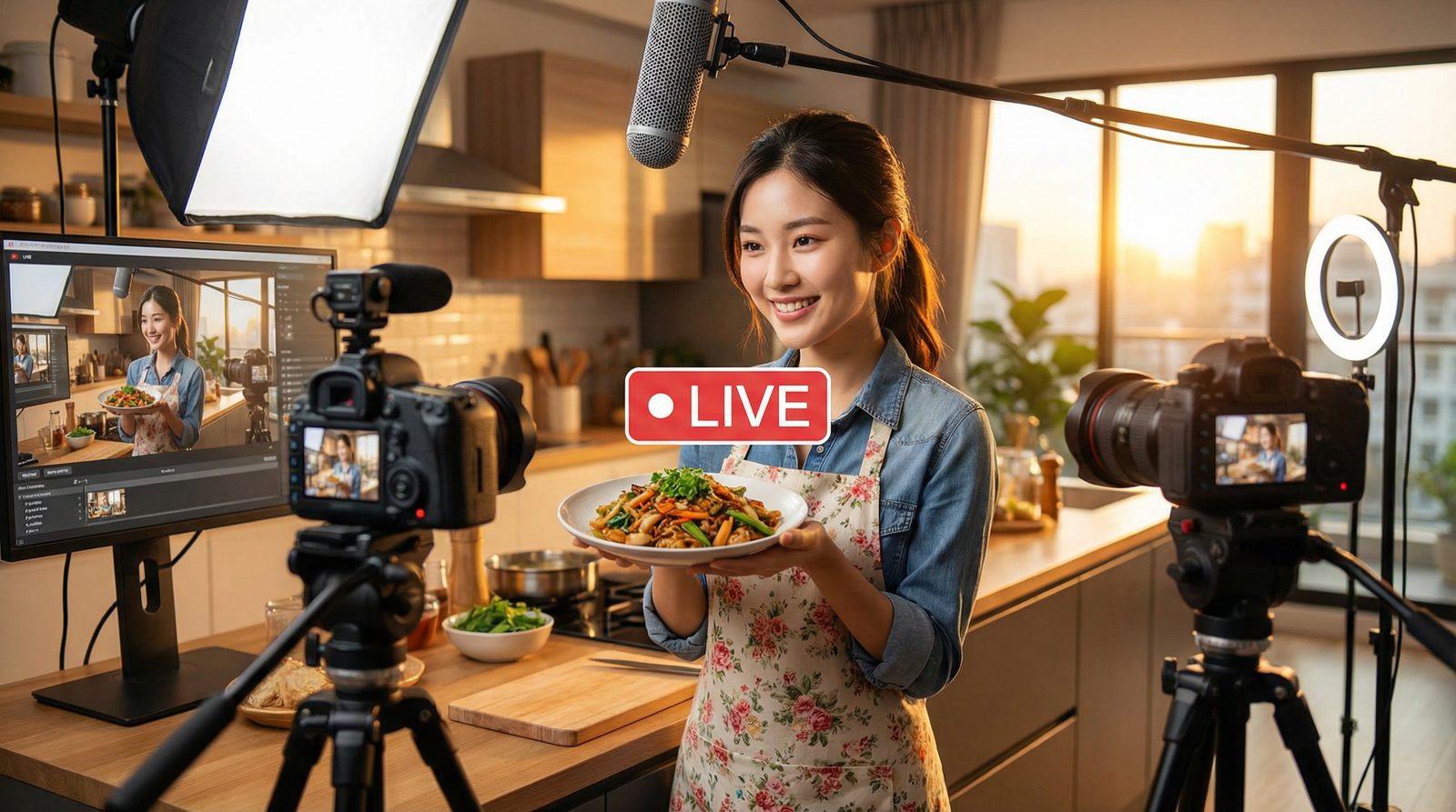 小马拉大车美食直播视频